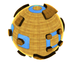 Gold Leaf Bump Planet - Super Mario Galaxy