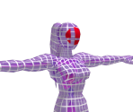 Fighting Wireframe (Female) - Super Smash Bros. Melee