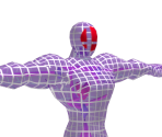Fighting Wireframe (Male) - Super Smash Bros. Melee