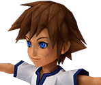 Sora (High Poly) - Kingdom Hearts: Birth by Sleep