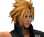 Cloud (High-Poly) - Kingdom Hearts 2 Final Mix (JPN)
