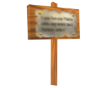Sign - Super Mario 64