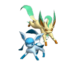 Glaceon & Leafeon Trophy - Super Smash Bros. Brawl