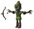 Archer Zombie - Zombie Panic in Wonderland
