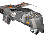 Disabled Multigun Corvette - Homeworld