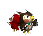 Blathers & Celeste Trophy - Super Smash Bros. Brawl