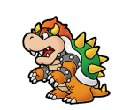 Paper Bowser Trophy - Super Smash Bros. Brawl
