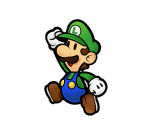 Paper Luigi Trophy - Super Smash Bros. Brawl