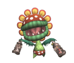 Petey Piranha Trophy - Super Smash Bros. Brawl