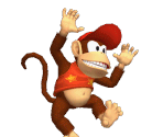 Diddy Kong (Original) Trophy - Super Smash Bros. Brawl