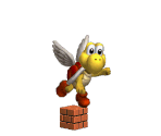 Red Koopa Paratroopa Trophy - Super Smash Bros. Brawl
