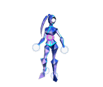 Blue Alloy Trophy - Super Smash Bros. Brawl