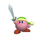 Sword Kirby Trophy - Super Smash Bros. Brawl