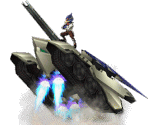 Landmaster (Falco) Trophy - Super Smash Bros. Brawl