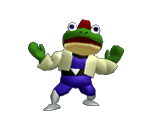 Slippy Toad Trophy - Super Smash Bros. Melee
