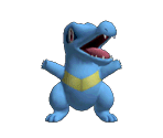 Totodile Trophy - Super Smash Bros. Melee
