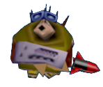Hedgehog Mercenary - Earthworm Jim 3D