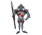 Knight Statue - Earthworm Jim 3D