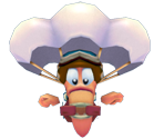 Parachute Worm - Worms 3D