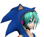 Hatsune Miku (Sonic-Style) - Hatsune Miku: Project DIVA Extend