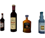 Wine Bottles - Bayonetta