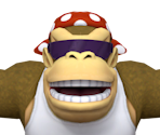 Funky Kong - Mario Super Sluggers