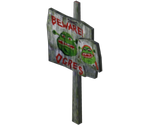 Beware Of Ogres Sign - Shrek 2