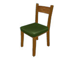 Chair (Green Wooden) - Dead Rising