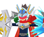 Tribe King - Mega Man Star Force 2: Zerker X Ninja / Saurian