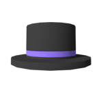 Purple Banded Top Hat - Roblox