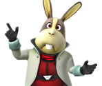 Peppy Hare Trophy - Super Smash Bros. for Wii U