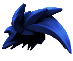 Blue Whoosh Hair - Roblox