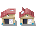 Cherrygrove City Houses - Pokémon HeartGold / SoulSilver