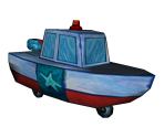 Police Boat - SpongeBob SquarePants: Revenge of the Flying Dutchman