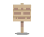 Wooden Sign - Pokémon Diamond / Pearl