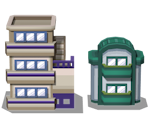 Celadon City Buildings - Pokémon HeartGold / SoulSilver
