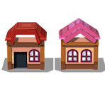 Fuchsia City Houses - Pokémon HeartGold / SoulSilver
