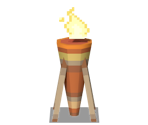 Safari Zone Gate Torch - Pokémon HeartGold / SoulSilver
