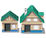 Twinleaf Town Houses - Pokémon Diamond / Pearl