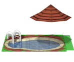 Resort Area Swimming Pool - Pokémon Platinum