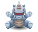 Rhydon Doll - Pokémon Omega Ruby / Alpha Sapphire