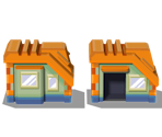 Vermilion City Houses - Pokémon HeartGold / SoulSilver