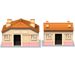 Driftveil City Houses - Pokémon Black / White