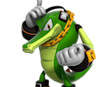 Vector the Crocodile Statue - Sonic Generations