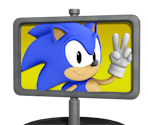 Goal Plate Statue - Sonic Generations