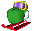 Bobsled Yoshi - Yoshi's New Island