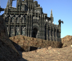 Ganon's Castle (Outside) - The Legend of Zelda: Ocarina of Time 3D