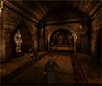 Sepia Dungeon Hallway - Harry Potter & the Chamber of Secrets