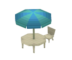 Beach Parasol - MySims Kingdom
