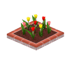 Basic Flower Bed 1 - MySims Kingdom